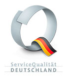 Logo der Initiative ServiceQualität Deutschland – Qualitätssiegel für ausgezeichneten Service im Tourismus
